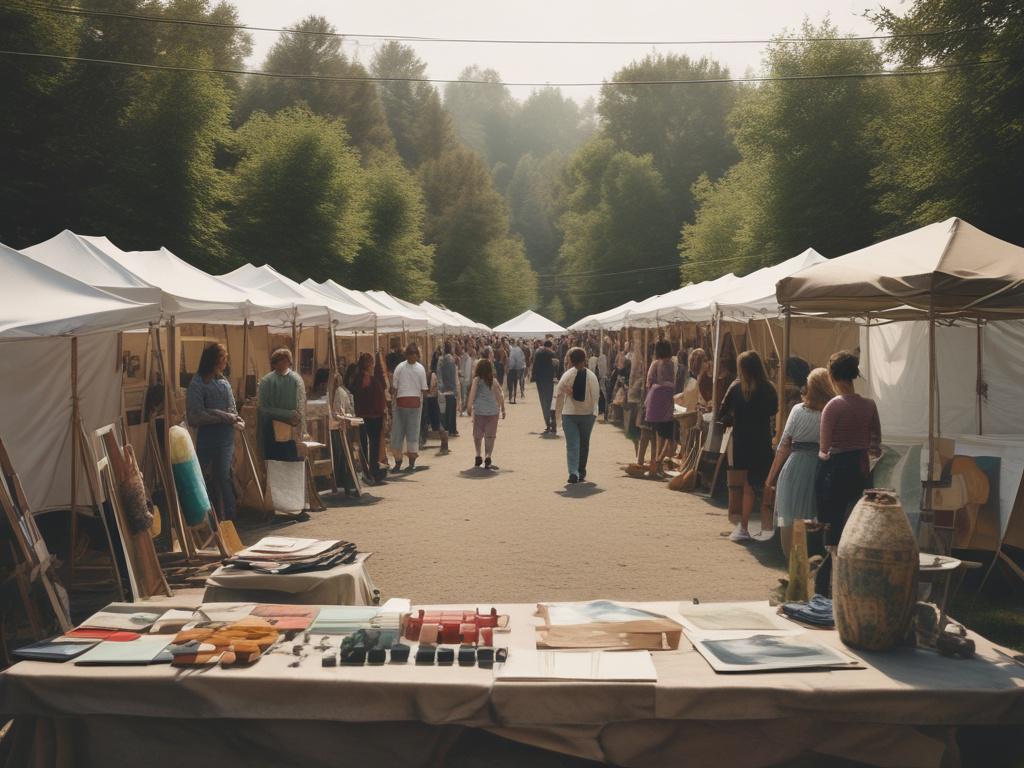 art festival, local artists, outdoor event, workshops, community